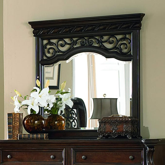 Liberty Furniture Industries Arbor Place Bedroom Landscape Mirror, 46" x 3" x 45", Brownstone Finish