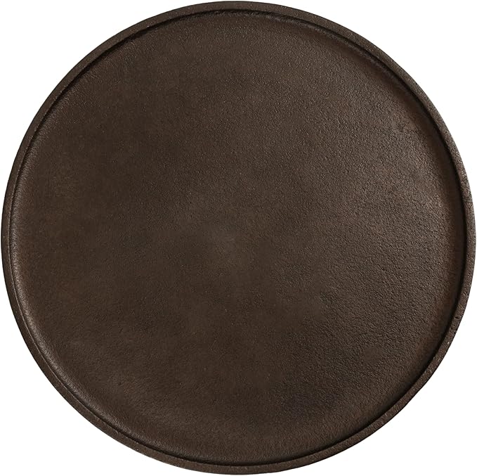 Kate and Laurel Rava Modern Metal Round Side Table, 14 x 14 x 22, Bronze, Cast Aluminum Accent Table for Use as Indoor Plant Stand or Living Room Decor Piece