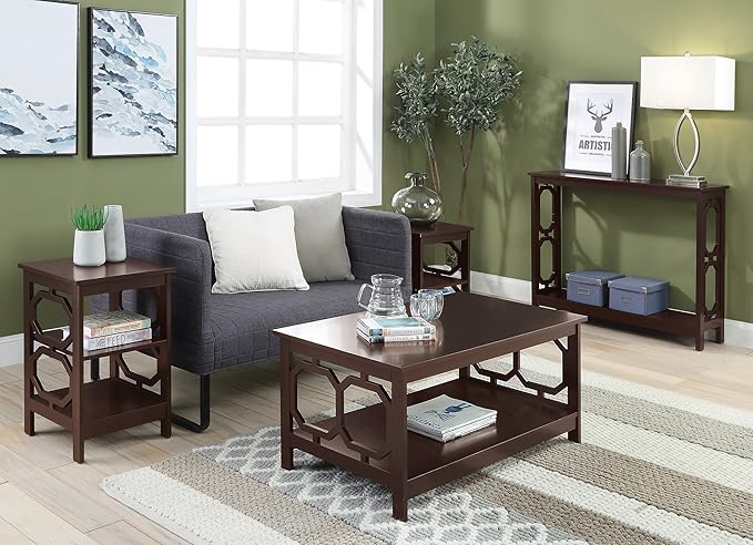 Convenience Concepts Omega Square 36" Coffee Table, Espresso