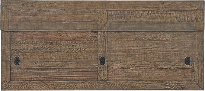 Martin Svensson Home Napa Sofa Console Table, Modular Flip Top Dining or Accent, Solid Natural Wood