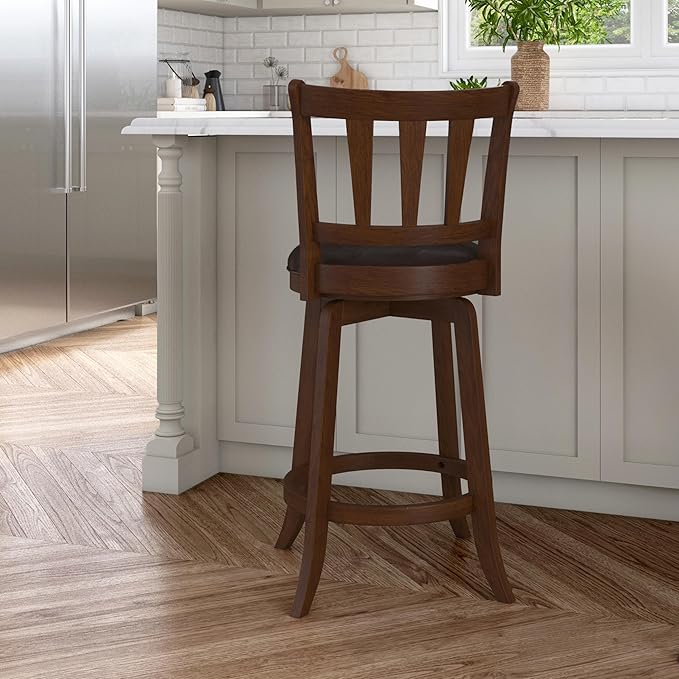 Hillsdale Presque Isle Swivel Stool, Counter Height, Cherry