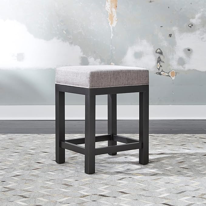 Liberty Furniture Industries Tanners Creek Uph Console Stool (3 Piece Set), W19 x D16 x H25, Medium Gray