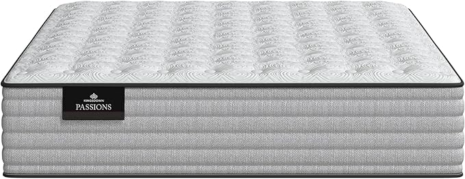 Kingsdown Passions Aspiration 14" Plush Hybrid Mattress, Full, Tan