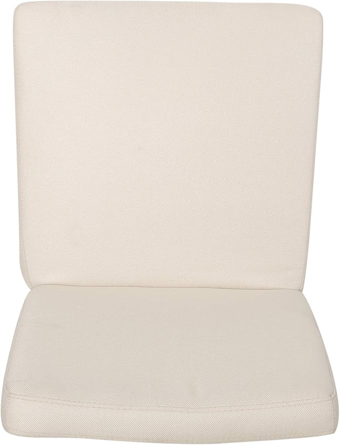 Christopher Knight Home Sidney Contemporary Upholstered Dining Chair (Set of 2), Beige + Espresso