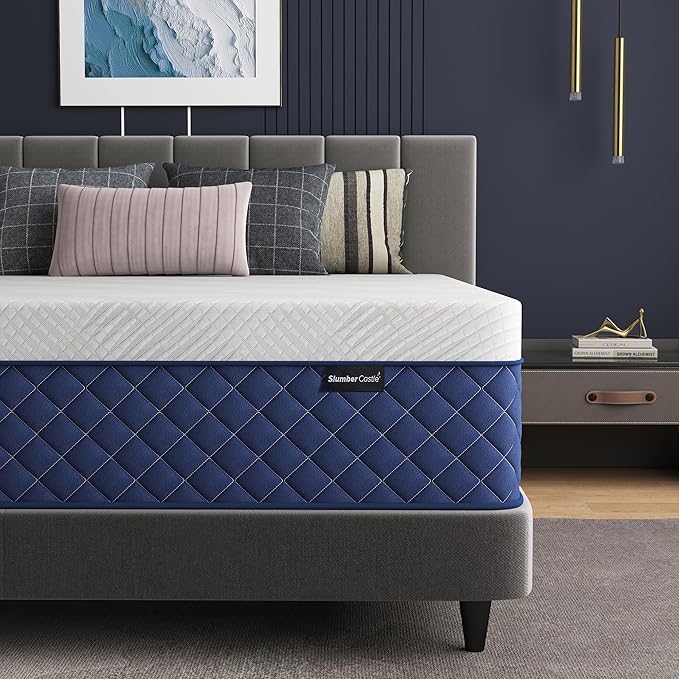 Full Mattresses, 10 Inch Hybrid Full Mattress in a Box, Memory Foam and Individual Pocket Spring Breathable Comfort for Sleep Supportive and Pressure Relief, CertiPUR-US, 54"*75"*10"