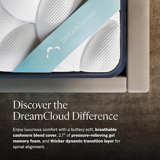 Premier 13" Queen Mattress - Luxury Gel Memory Foam - 365 Night Trial - Premium Pressure-Relieving Layers - Forever Warranty - CertiPUR-US® Certified