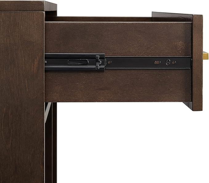 Crosley Furniture Juno Cube Bookcase and Record Player Stand with Storage for Vinyl Records, Dark Brown