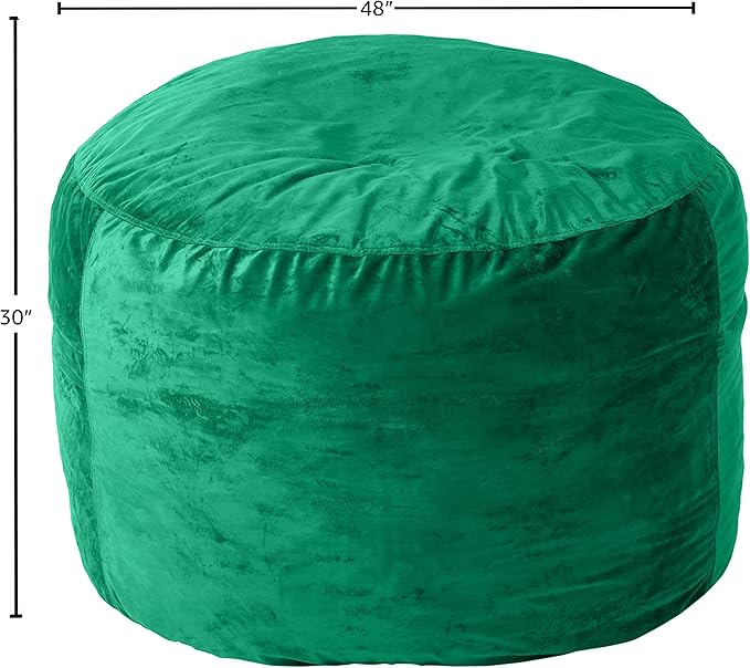 Sofa Sack Bean Bag Chair Cover, 4-Feet, Aqua Marine