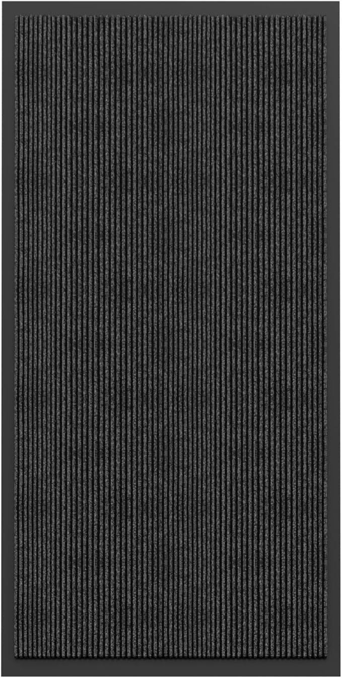 Amyracel Front Door Mat Indoor Outdoor Entrance, 36'' x 72'' All-Season Waterproof Heavy Duty Doormat for Outside Entry, Stain and Fade Resistant, Low Profile, Easy Clean Patio Entryway Mat
