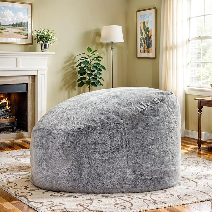 Recaceik Bean Bag Chair Large Bean Bag Chairs, with Fluffy Removable Spongefor, for Living Rooms, bedrooms, Study Rooms, and Offices
