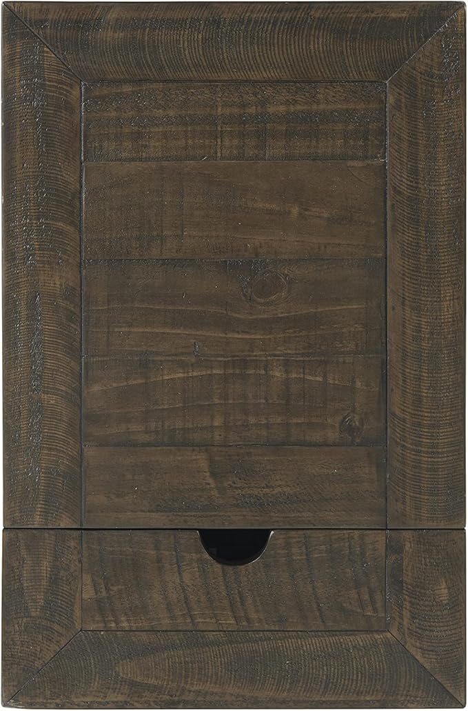 Martin Svensson Home, Chairside Table, Black with Brown Top