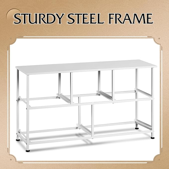 WLIVE Dresser for Bedroom with 5 Drawers, Wide Chest of Drawers, Fabric Dresser, Storage Organization Unit with Fabric Bins for Closet, Living Room, Hallway, White
