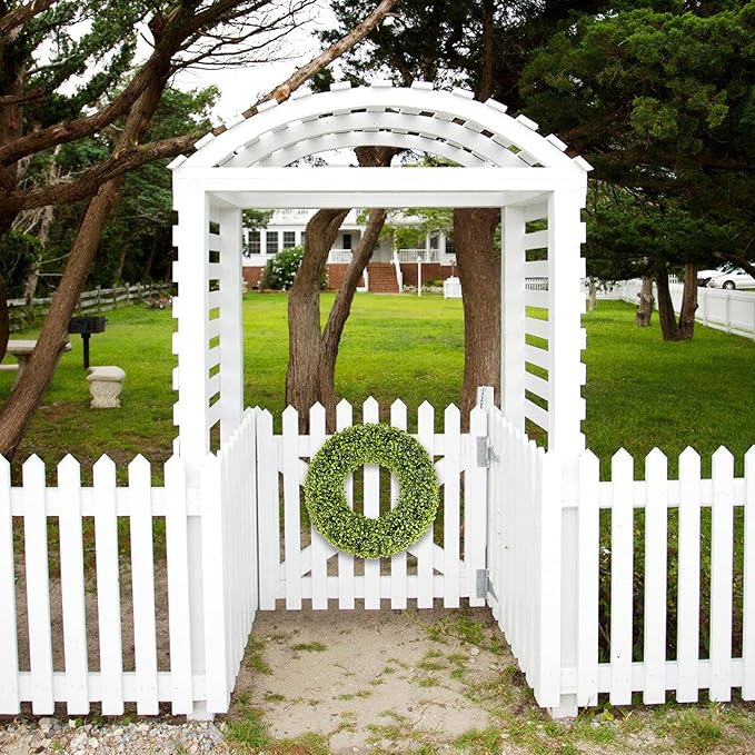 Boxwood Wreath - 20inch Outdoor/Indoor All Seasons Decor