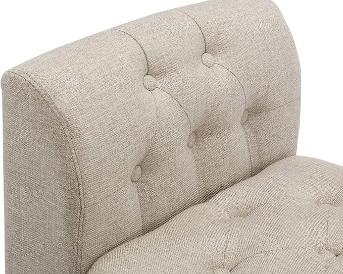 Awonde Upholstered Storage Bench with Arms Ottoman Bench for Bedroom Entryway Living Room Khaki