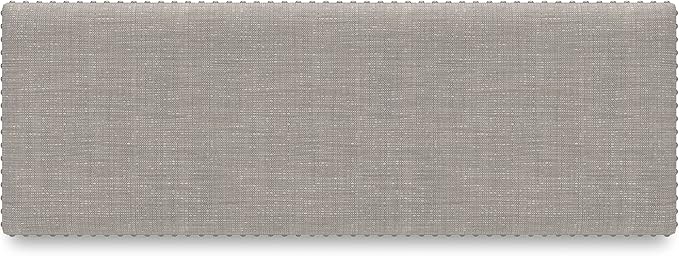 Signature Design by Ashley Robbinsdale Large Upholstered 48" W Dining Bench, Light Gray & White