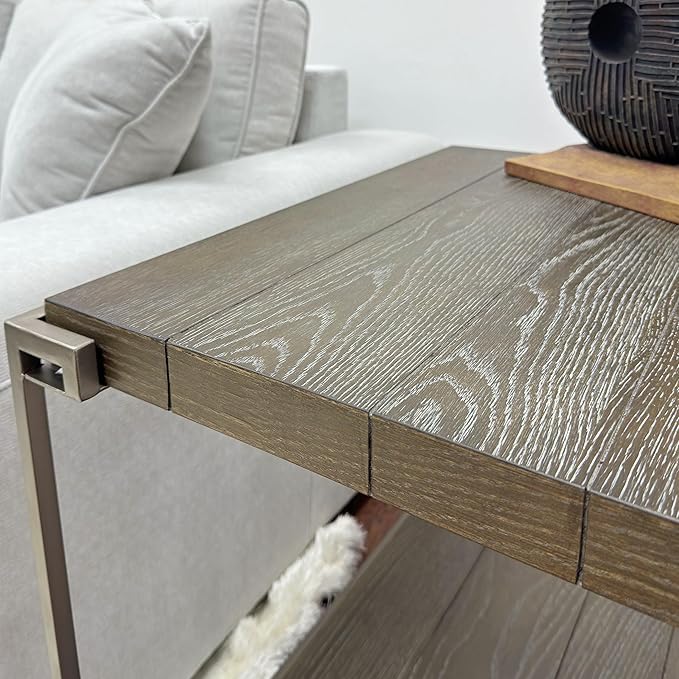 Roundhill Furniture Corbeta Living Room, Coffee Tables, Aged Graphite