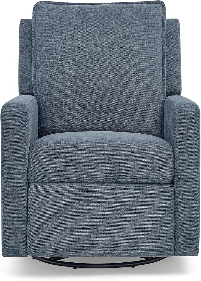 Delta Children babyGap Harlowe Power Recliner with USB-A and Type-C Ports Greenguard Gold Certified – Stain-Resistant Performance Fabric is Oeko-TEX Standard 100 Certified, Slate