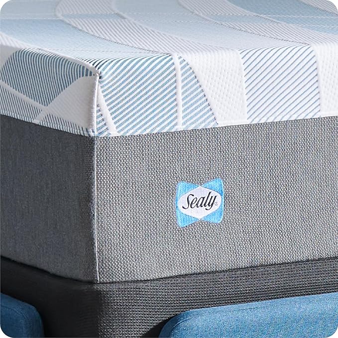 Sealy Dreamlife 14” Foam Mattress-in-a-Box, Queen, SealyComfort Gel Memory Foam, SealySupport Transition Foam, Machine Washable Cover