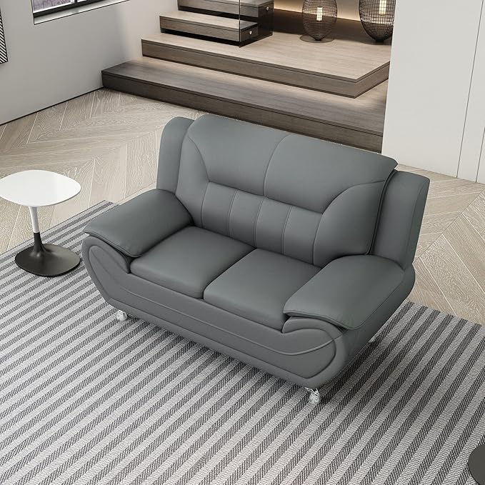 Container Furniture Direct Michael Sofa And Loveseat Gray