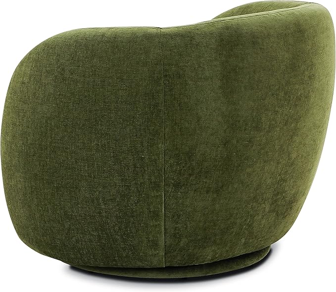 POLY & BARK Poole Lounge Chair in Distressed Green Velvet