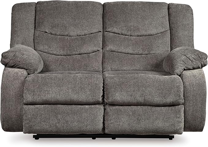 Signature Design by Ashley Loveseat Reclining, Dark Gray