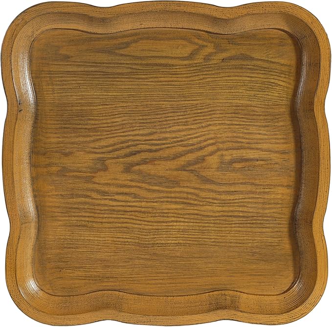 Christopher Knight Home Eudora 25" Small End Table, Hourglass Design Accent Table with Lipped Tabletop, French Country Furniture, Wooden Small Coffee Table, Living Room Side Table, Black + Natural