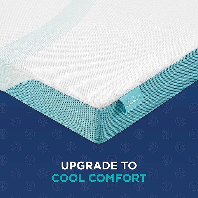 Tempur-Pedic TEMPUR-Adapt + Cooling 3-Inch King Mattress Topper Medium Luxury Premium Foam, Washable Cover, Medium Cooling Topper,white
