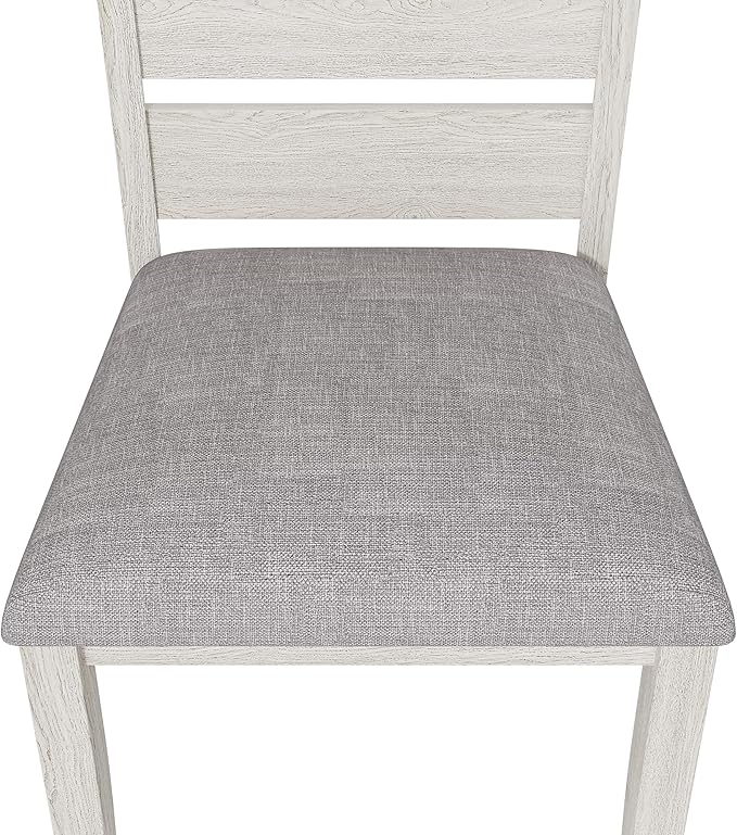 Solid Wood Dining Table, Part of Dining Table Set- Mix and Match Table, Chair, and Bench Sold Separately for Dining Room, Kitchen, Grey