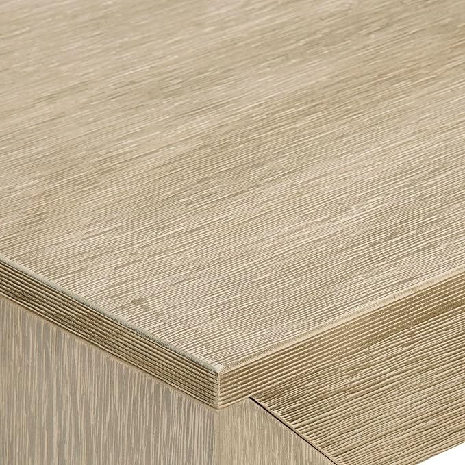Plank+Beam Modern Rectangular Coffee Table, 48", Medium Sized Coffee Table, Center Tables for Small Spaces, Living Space Medium Tea Table, Seashell Wirebrush