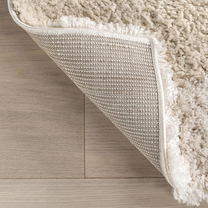 nuLOOM Gloria Abstract Shag Accent Rug, 2x3, Beige