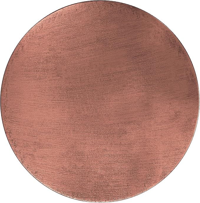 SIMPLIHOME Johnsen 30-inch Wide Metal Drum Coffee Table in Oil Rubbed Bronze, Boho-Style Cocktail Table for Living Room or Family Room, Assembled