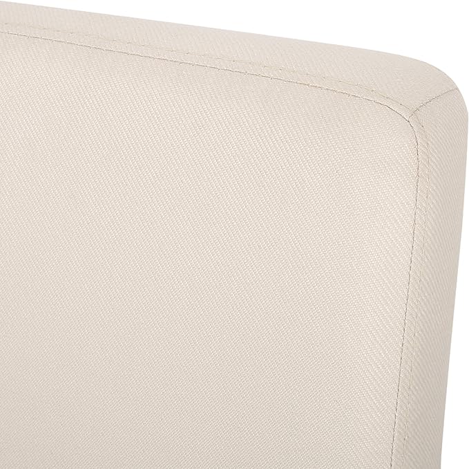 Christopher Knight Home Sidney Contemporary Upholstered Dining Chair (Set of 2), Beige + Espresso