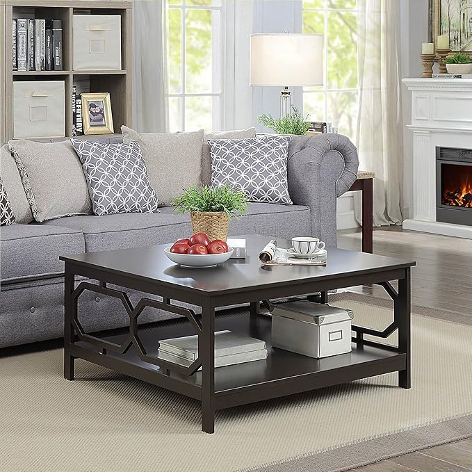 Convenience Concepts Omega Square 36" Coffee Table, Espresso
