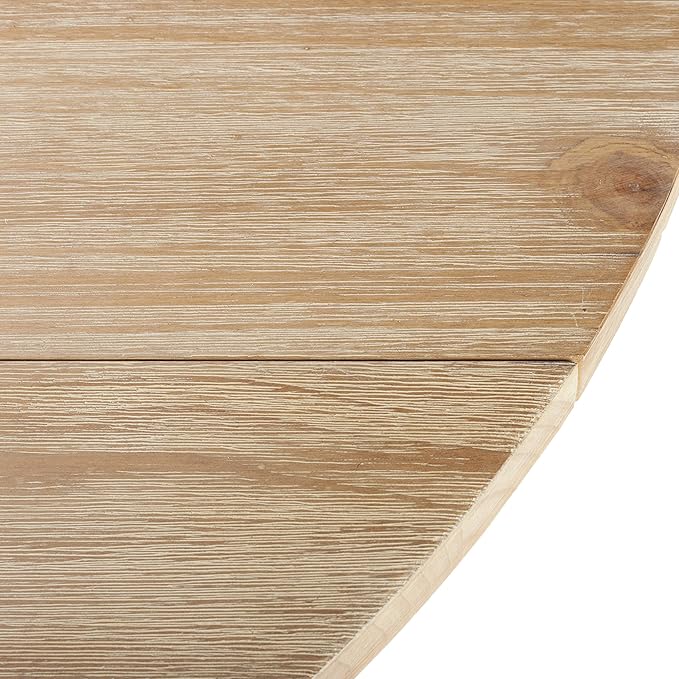 Safavieh Home Forest Traditional Rustic Natural Drop Leaf Dining Table