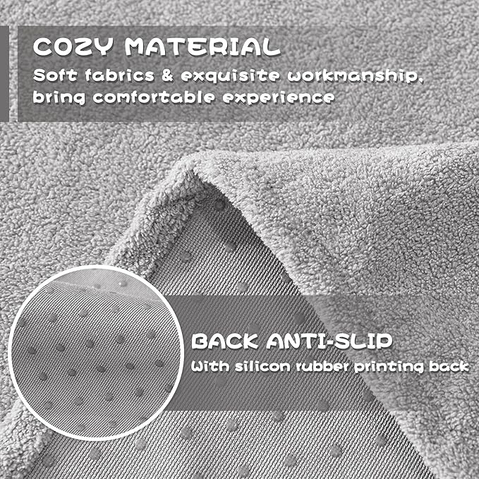 MYSKY HOME Non-Slip Couch Cover Couch Covers for 2 Cushion Couch Sofa Cover Sofa Slipcovers for Dogs, Sofa Covers Washable Love Seat Couch Covers Thick Furniture Protector, 71" x 102", Light Grey