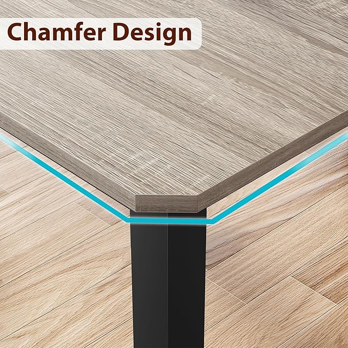 78.7 Inch Long Computer Desk, Large Industrial Office 2 Person Desk Workstation, Study Writing Wide Table,Modern Style Laptop Desk Tables for Home Office Bedrooms