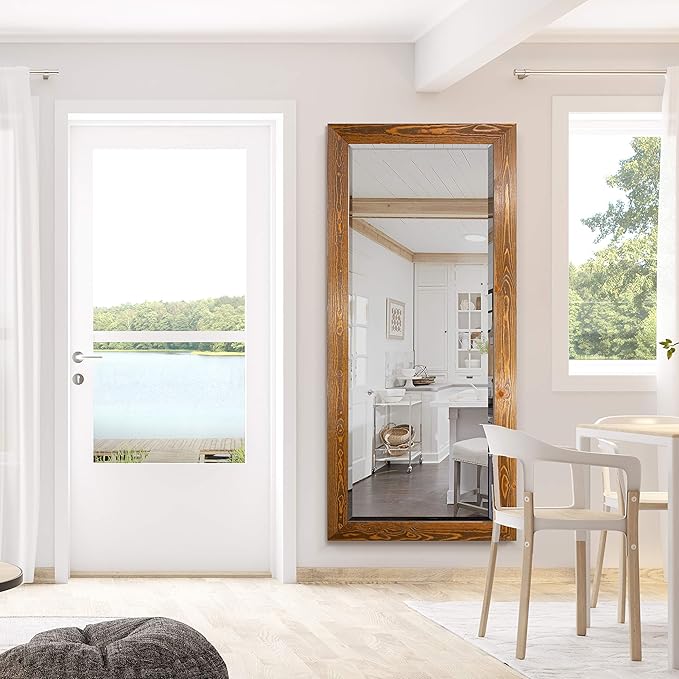 Wexford Home Barnwood Wood Full Length Mirror - Colonial Maple