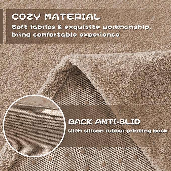 MYSKY HOME Couch Cover for Dogs Washable Pet Couch Cover Furniture Protector Cover Non Slip Soft Couch Sofa Cover, Love Seat Couch Covers, Sofa Covers Washable, 71" x 102", Khaki