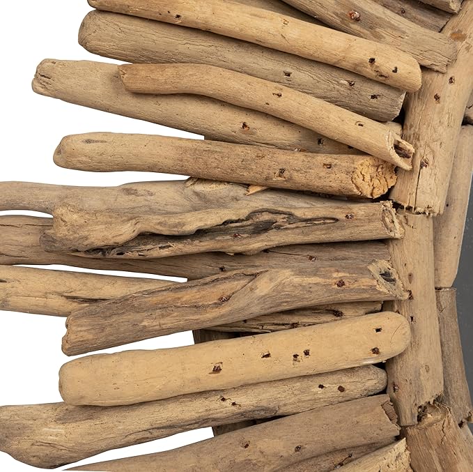Creative Co-Op Driftwood Sunburst Mirror