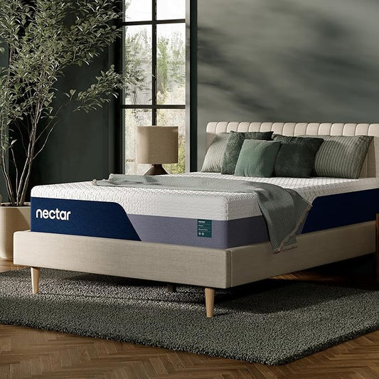 Nectar Premier 13” Twin XL Mattress - Medium Firm - Contouring Memory Foam - Cooling Upgrade - 2” Pressure Relief Layer - Mattress in a Box - 365-Night Trial & Forever Warranty