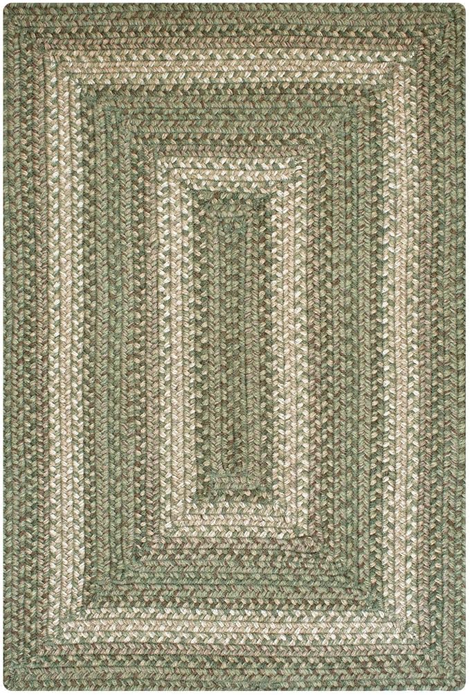 Homespice Grassland Braided Area Rug 5x8' - Jute Braided Natural Rugs for Living Room for Rustic Country Decor