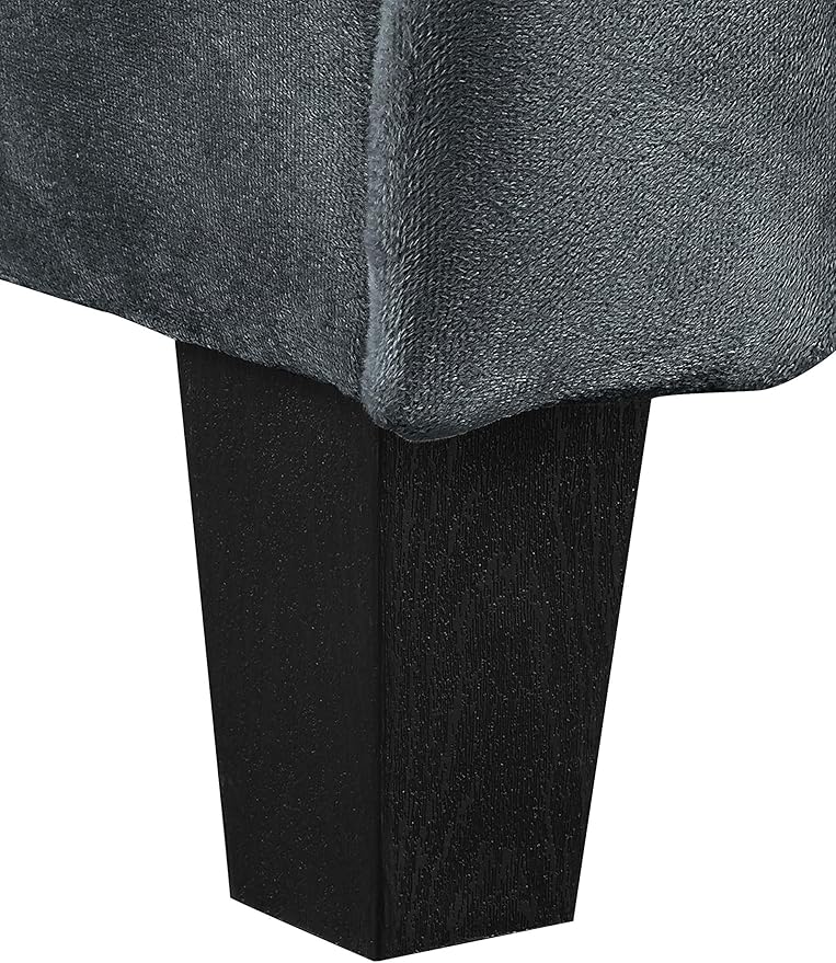 Lifestyle Solutions Harrington Sofa in Grey, Dark Grey