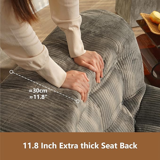 N&V CUBICUS Armless Floor Sofa, All New Hybrid Foam Design, with Matching Ottoman (CUBICUS, Jade)
