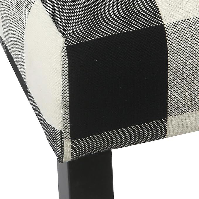 HomePop Parsons Dining Chair - Black Plaid (Set of 2)