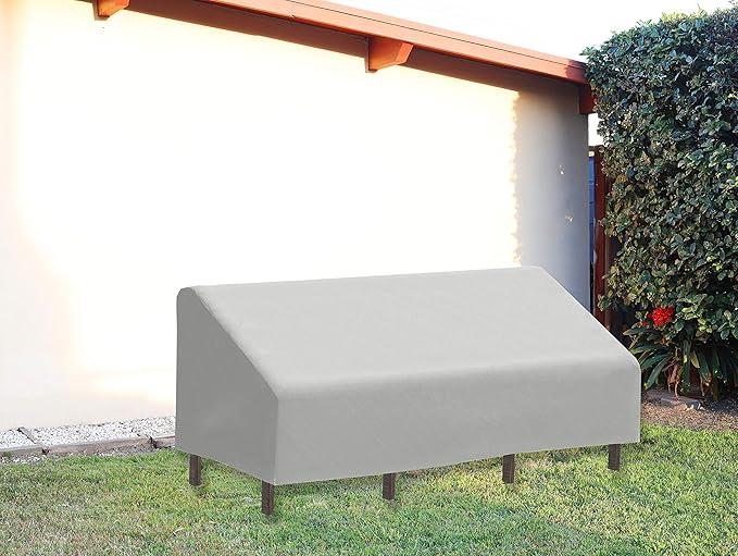 Simple Houseware 3-Seater Patio Sofa Cover Waterproof, 79 x 38 x 29 Inches