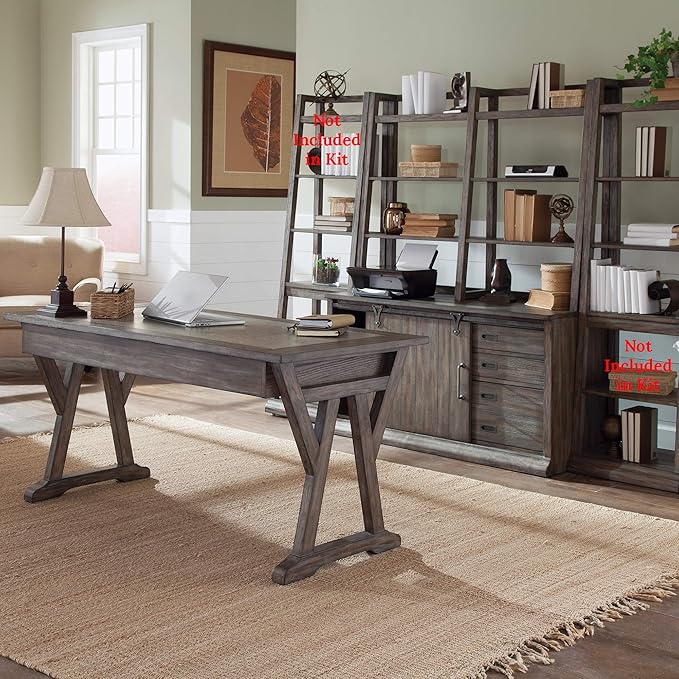 LIBERTY FURNITURE INDUSTRIES, INC. Stone Brook Complete 3 Piece Desk