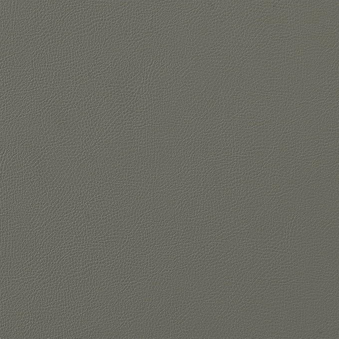 Armen Living Titana 26" Counter Height Swivel Grey Faux Leather and Brushed Stainless Steel Bar Stool