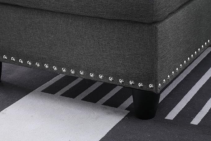 Evan Sectional Sofa for Living Room, Apartment, Bedroom, Office