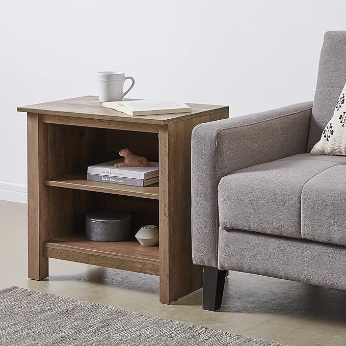 ROCKPOINT 70inch TV Stand Storage Media Console Entertainment Center, Rustic Oak