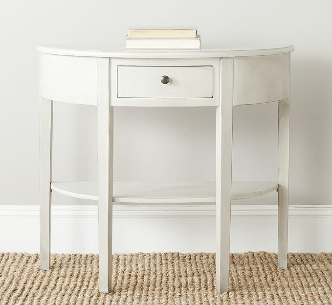 SAFAVIEH American Homes Collection Abram White Birch Console Table